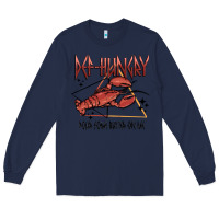 Navy def hungry pour dome butter on me Long Sleeve Tee - MaliasSmallBusiness