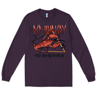 Plum def hungry pour dome butter on me Long Sleeve Tee - MaliasSmallBusiness