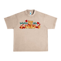 French Oak valentines vibes with gifts and bear Urban Heavy Tee - AdoDesignShop