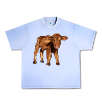 Grape Ice red angus calf Urban Heavy Tee - LillyAllenDesigns