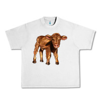 Lunar Rock red angus calf Urban Heavy Tee - LillyAllenDesigns