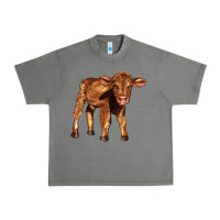 Tornado red angus calf Urban Heavy Tee - LillyAllenDesigns