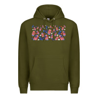 Army Green American popsicle Premium Hoodie - TumblerDesignByShophia
