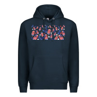 Navy American popsicle Premium Hoodie - TumblerDesignByShophia