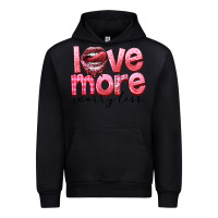 Black Love more worry less Urban Hoodie - FaDigitalArtStudio