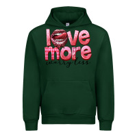Foreset Green Love more worry less Urban Hoodie - FaDigitalArtStudio