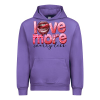 Tulip Love more worry less Urban Hoodie - FaDigitalArtStudio