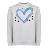 Heather Grey mamaw Heavyweight Sweatshirt - MaliasSmallBusiness