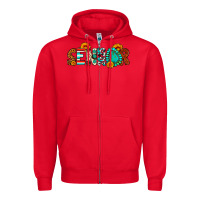 Red senior 2025 Zipper Hoodie - Artiststas