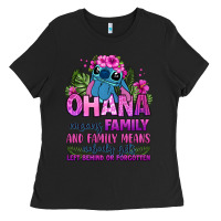 Black ohana means family Ladies Tee - Zillion Design Studio