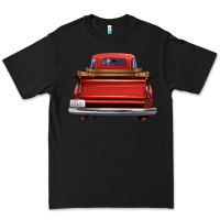 Black western red truck back view Premium Tee - FaDigitalArtStudio
