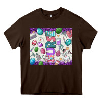 Chocolate Brown Easter Nurse tumbler Easter Day Heavy Core Tee - Neo Western