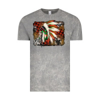 Cloud Rock indian headdress christmas Vintage Tee - Jasminsmagicworld