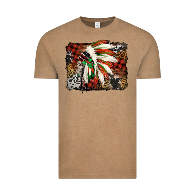 Indian Headdress Christmas Vintage Tee by Jasminsmagicworld | Teevron