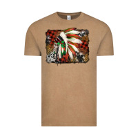 Vintage Coffee indian headdress christmas Vintage Tee - Jasminsmagicworld