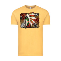 Vintage Mustard indian headdress christmas Vintage Tee - Jasminsmagicworld
