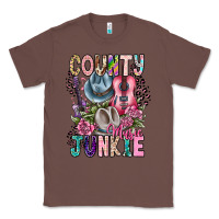 Chestnut country music junkie Classic Tee - CowhideDigitalArt