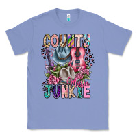 Colony Blue country music junkie Classic Tee - CowhideDigitalArt