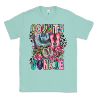 Seafoam country music junkie Classic Tee - CowhideDigitalArt