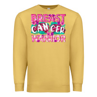 Antique Gold Breast Cancer Warrior Premium Sweatshirt - texasbilliewilder