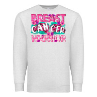 Oatmeal Heather Breast Cancer Warrior Premium Sweatshirt - texasbilliewilder