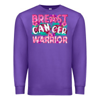 Purple Breast Cancer Warrior Premium Sweatshirt - texasbilliewilder