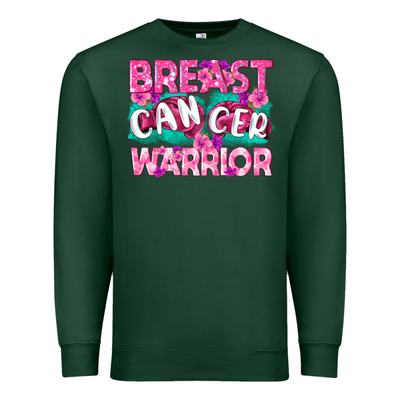 Breast Cancer Warrior Premium Sweatshirt by texasbilliewilder | Teevron