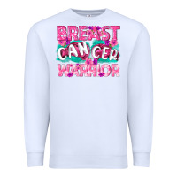 White Breast Cancer Warrior Premium Sweatshirt - texasbilliewilder