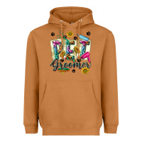 Meerkat Western Pet Groomer Heavyweight Hoodie - texasbilliewilder