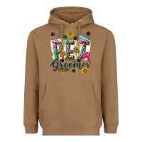 Toasted Coconut Western Pet Groomer Heavyweight Hoodie - texasbilliewilder