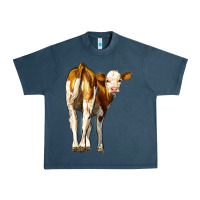 Midnight Navy simmental calf Urban Heavy Tee - LillyAllenDesigns