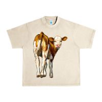 Sandshell simmental calf Urban Heavy Tee - LillyAllenDesigns