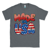 Charcoal Heather made in usa Classic Tee - MaliasSmallBusiness