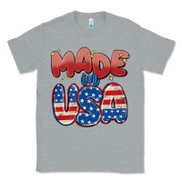 Heather Grey made in usa Classic Tee - MaliasSmallBusiness