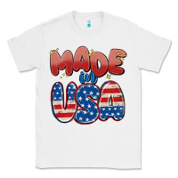 White made in usa Classic Tee - MaliasSmallBusiness