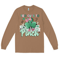 Toasted Coconut too cute to pinch Long Sleeve Tee - MaliasSmallBusiness