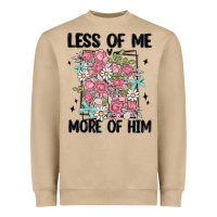 Mushroom less of me more of him Heavyweight Sweatshirt - MaliasSmallBusiness