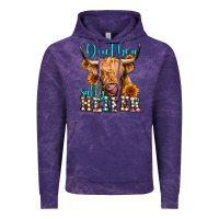 Cloud Purple don't be a salty heifer long haired cow Vintage Hoodie - Jasminsmagicworld