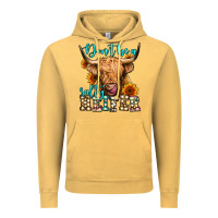 Vintage Mustard don't be a salty heifer long haired cow Vintage Hoodie - Jasminsmagicworld