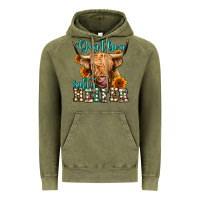 Vintage Olive don't be a salty heifer long haired cow Vintage Hoodie - Jasminsmagicworld