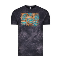 Cloud Black gemstone wood leopard background Vintage Tee - AdoDesignShop