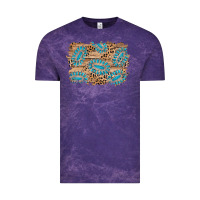 Cloud Purple gemstone wood leopard background Vintage Tee - AdoDesignShop