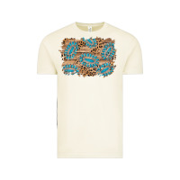 Vintage Arctic gemstone wood leopard background Vintage Tee - AdoDesignShop