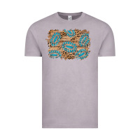 Vintage Zinc gemstone wood leopard background Vintage Tee - AdoDesignShop