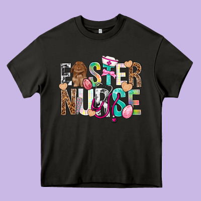 Easter Nurse Easter Day Heavy Core Tee Designed By Neo Western