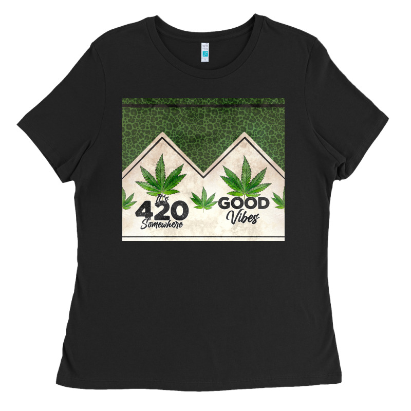 420 Somewhere Good Vibes Weed Tumbler2 Ladies Tee by CTS Tumbler Store | Teevron
