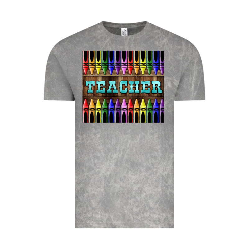 Teacher Crayons Vintage Tee by LillyAllenDesigns | Teevron