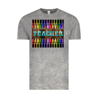 Cloud Rock Teacher Crayons Vintage Tee - LillyAllenDesigns