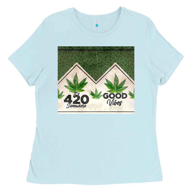 420 Somewhere Good Vibes Weed Tumbler2 Ladies Tee by CTS Tumbler Store | Teevron