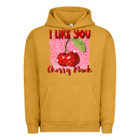 Pigment Peanut Butter I like you cherry much Valentine's Day Urban Hoodie - FaDigitalArtStudio